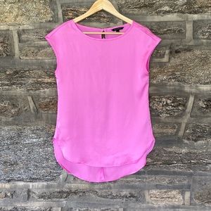 Silky sleeveless top
